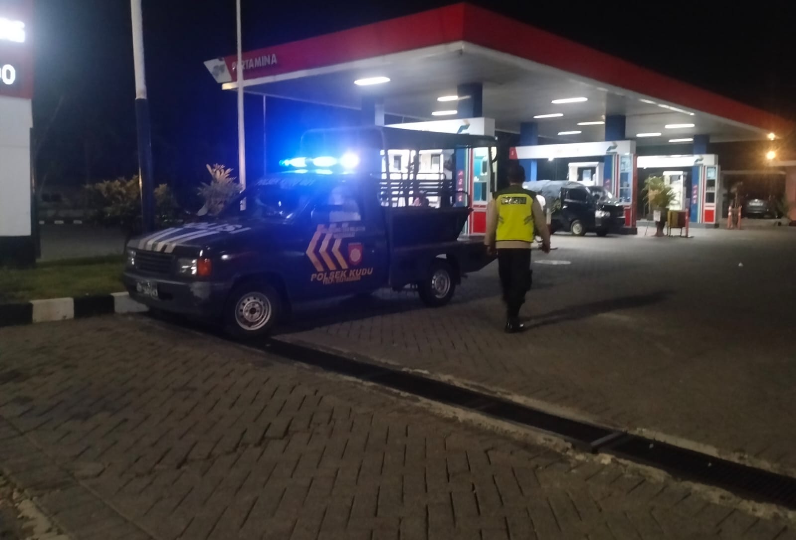 Polsek Kudu Gelar Patroli Blue Light, Langkah Preventif untuk Mencegah Tindak Kejahatan