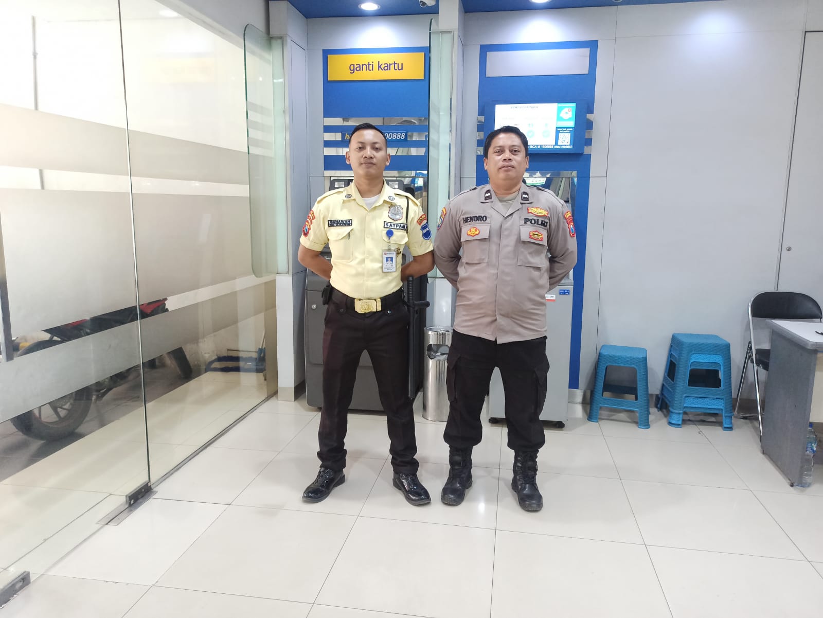 Patroli Perbankan dan Pertokoan Emas di wilayah Hukum Polsek Mojoagung