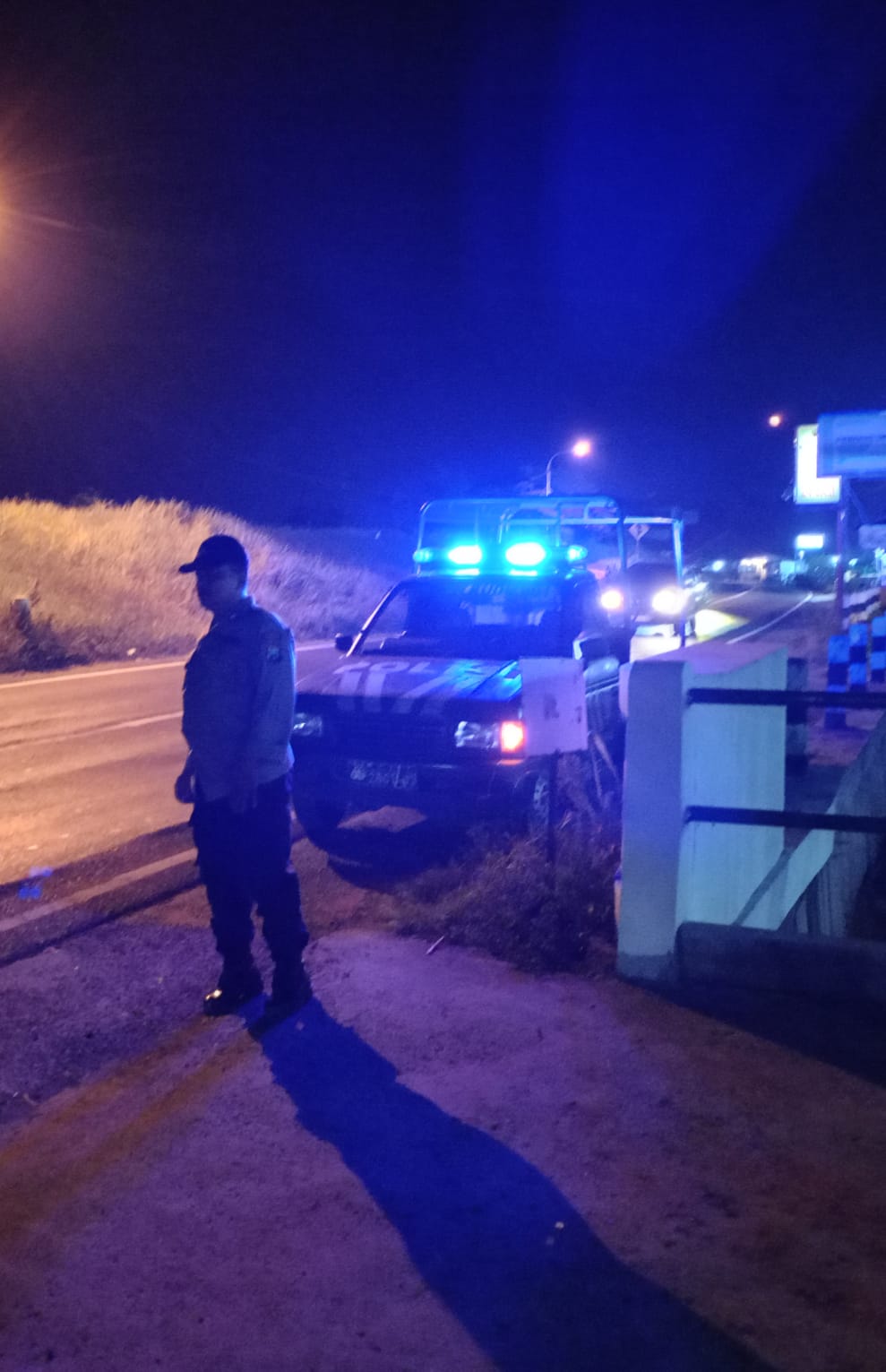 Patroli Blue Light Polsek Kudu Menyasar Lokasi yang Rawan Akan Tindak Kriminalitas