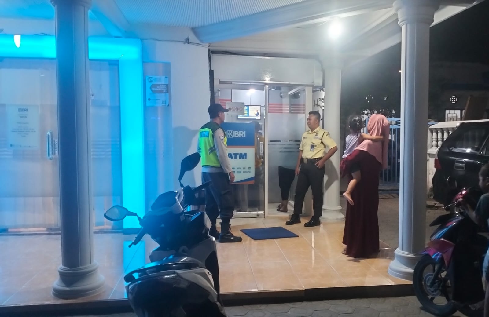 Polsek Kudu Melakukan Pengecekan Terhadap Mesin ATM