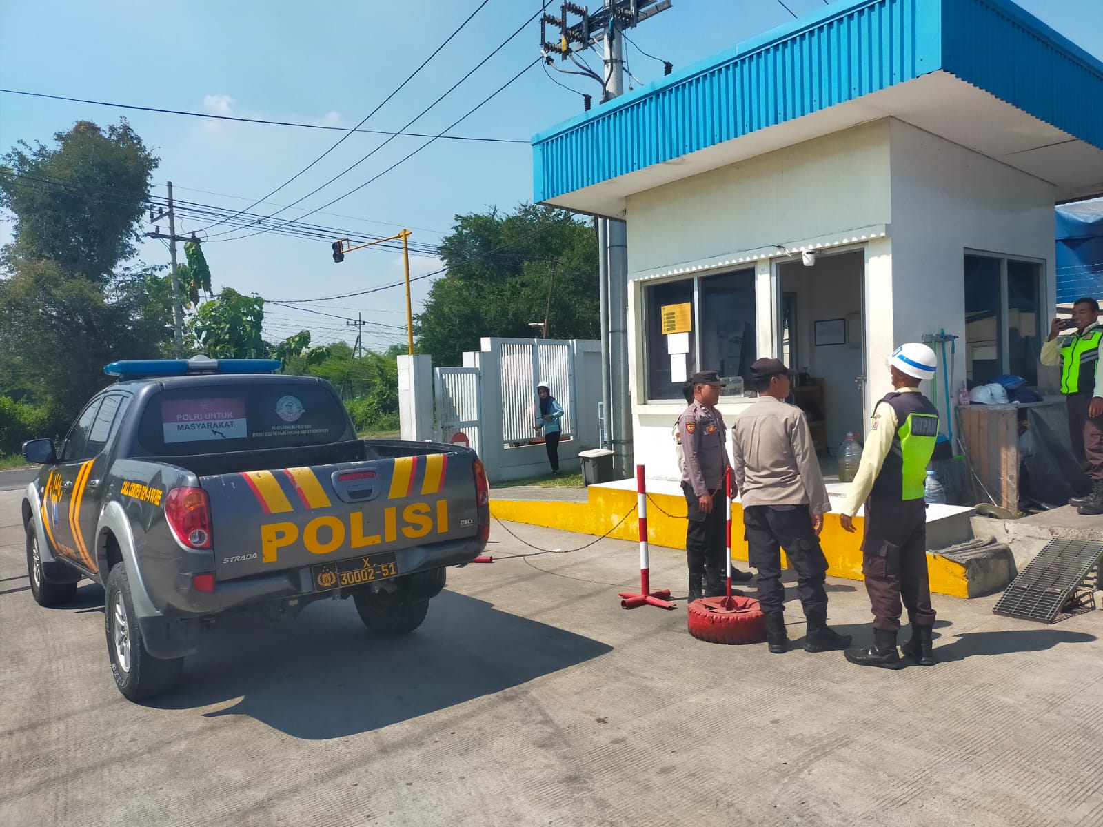 Jaga Kondusifitas Objek Vital, Polsek Kabuh Gelar Patroli Dialogis di PT CARIMAX
