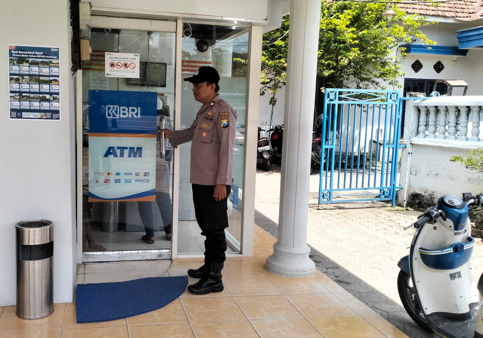 Polsek Kudu Patroli Samapta Jaga Keamanan dan Antisipasi skimming yang menyasar pengguna ATM.