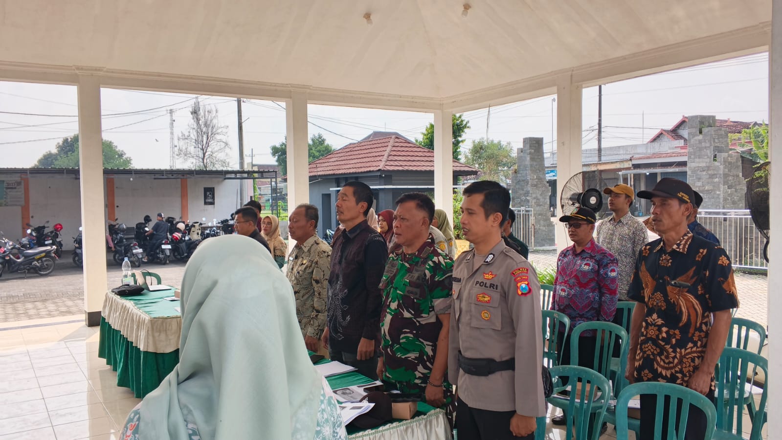 Kanit Samapta Polsek Kesamben Hadiri Undangan Rapat Konsultasi Publik I Penyusunan RDTR WP Kesamben