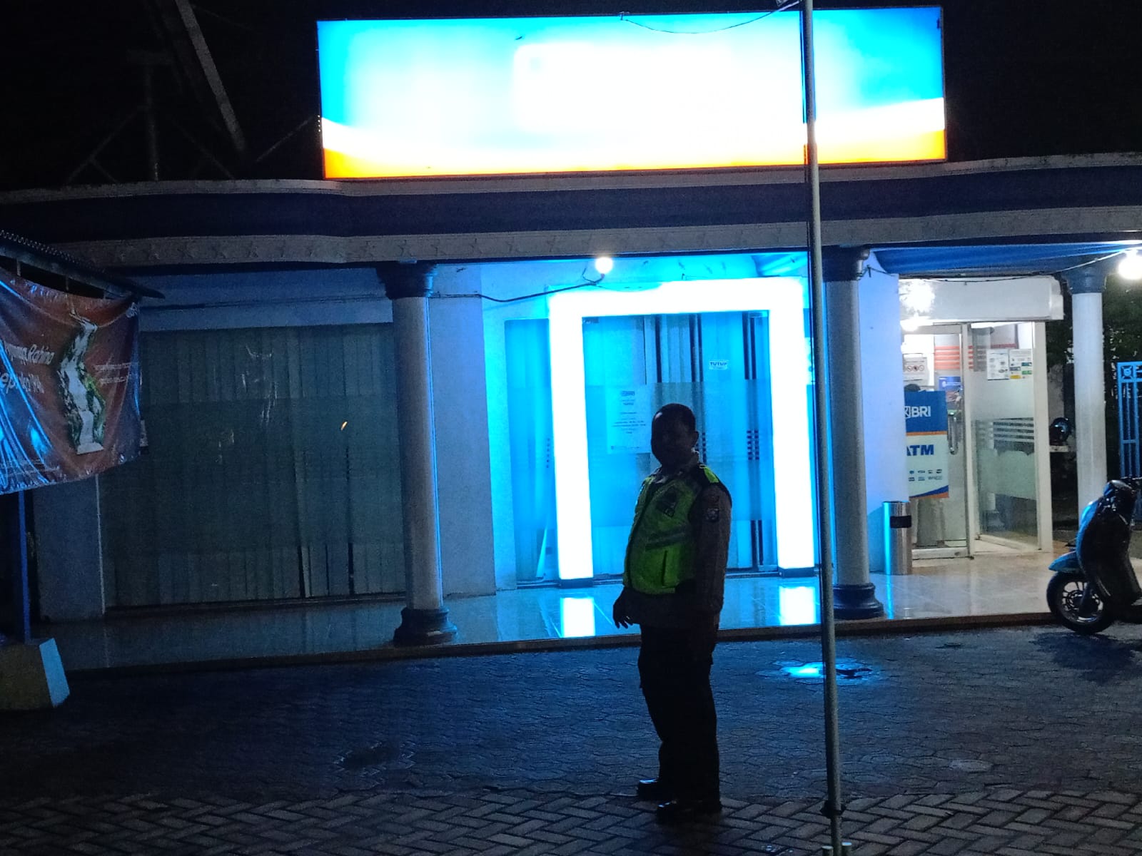 Polsek Kudu Patroli Area ATM Jaga Kondusifitas dan Keamanan