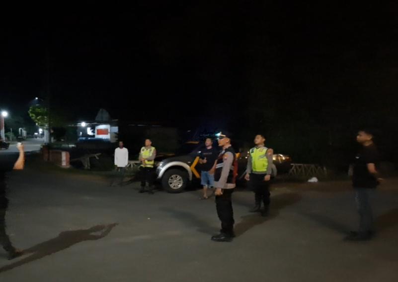 Jaga kamtibmas, Polsek kabuh patroli dialogis dengan warga Tanjung wadung
