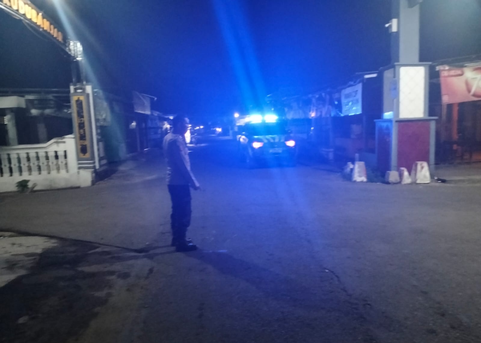 Polsek Kudu Mengintensifkan Patroli Blue Light di Sejumlah Titik Rawan di Wilayah Hukumnya