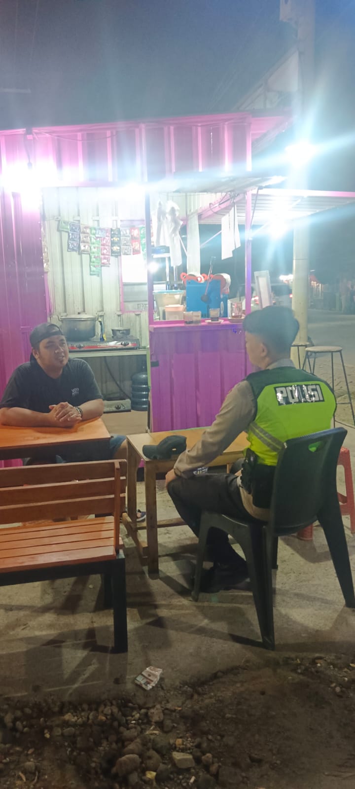 Polsek Kudu Patroli Dialogis Dengan Pedagang Kulmon