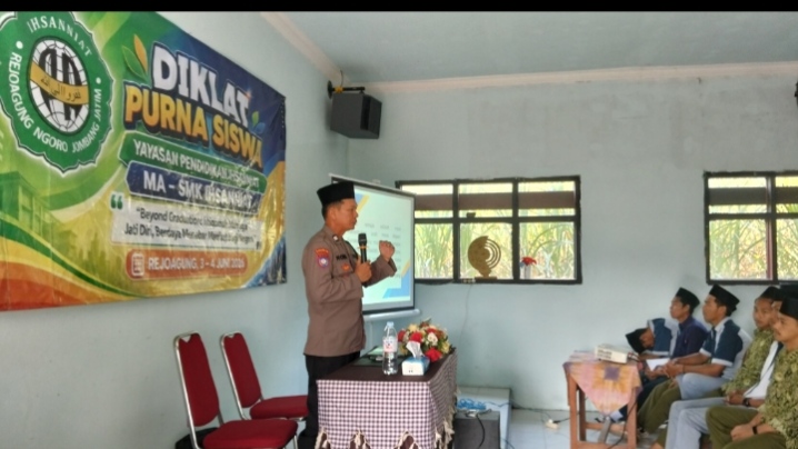 Kanit Binmas Polsek Ngoro Laksananakan Sosialisasi Kenakalan Remaja dan Bahaya Penyalahgunaan Napza