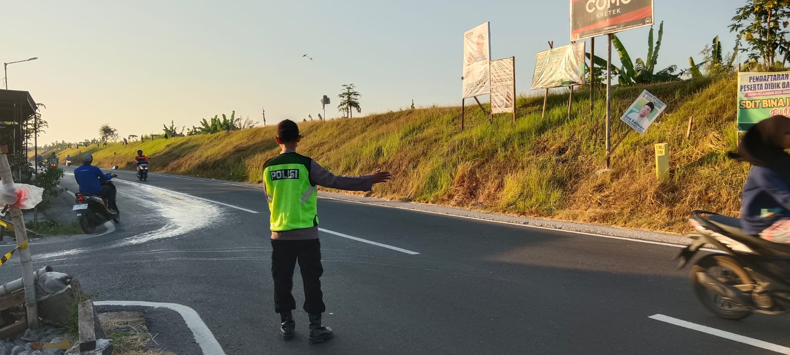 Guna Mengurangi Jumlah Laka, Polsek Kudu Rutin Giat Kring Pagi