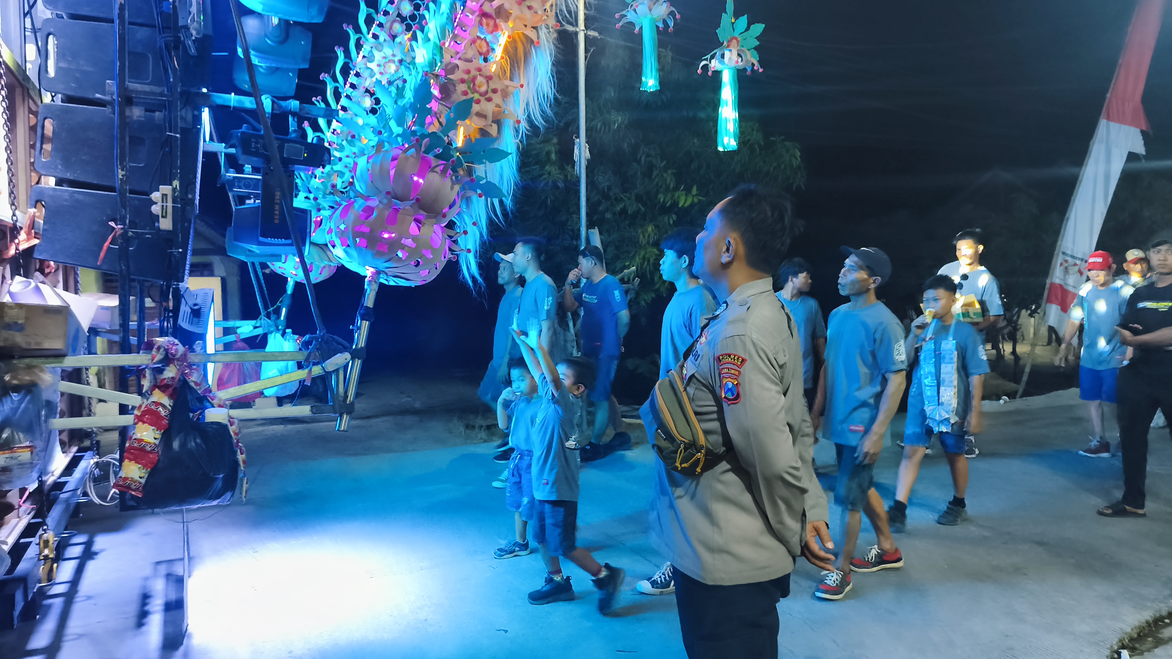 Polsek Ngusikan amankan giat Karnaval Desa Mojodanu