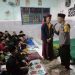 Kanit Binmas Polsek Jogoroto Melaksanakan Giat Penyuluhan Kenakalan Remaja Dan Bahaya Narkoba ,Tertib Berlalulintas Di MTS Babussalam Desa Tambar