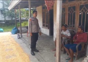 BHABINKAMTIBMAS POLSEK NGUSIKAN GIAT SAMBANG DESANYA