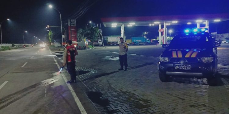 Polsek Diwek Patroli di Antisipasi Balap Liar dan Gangster