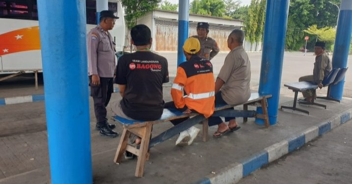 Patroli terminal bus Polsek Peterongan antisipasi pencurian