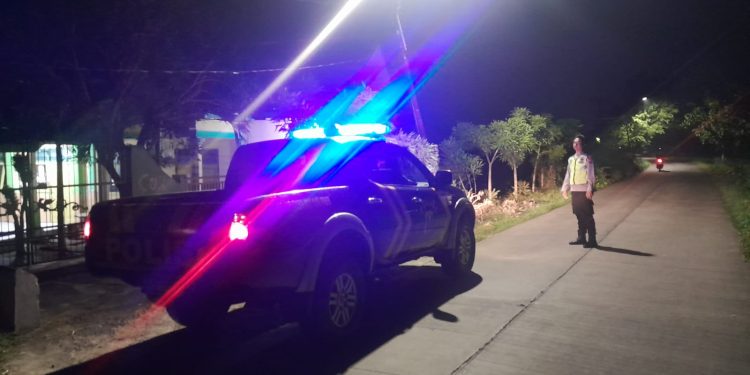 Patroli blue light Polsek Ngusikan