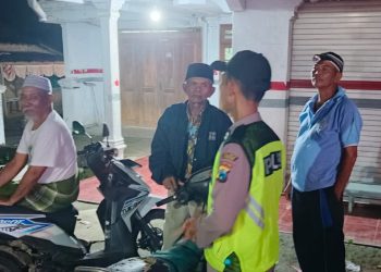 Giat Patroli Dialog Warga Polsek Kudu Beri Himbauan Tingkatkan Kewaspadaan Mencegah Kriminalitas