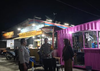 Polsek Kudu Patroli Samapta diwilayah Kuliner Panemon Guna Jaga Situasi Kamtibmas Tetap Kondusif